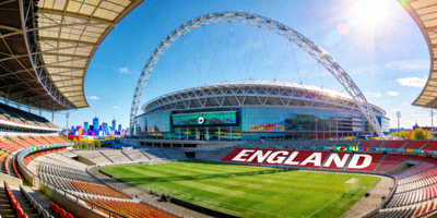 温布利球场全景，英格兰国家队主场